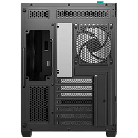 DeepCool CG530U 4F, Mid Tower, Mini-ITX/Micro-ATX/ATX, Rear Connector... - 2