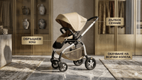 Бебешка количка Babyhome Tiger 2 в 1 - 3