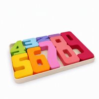 Силиконов Монтесори пъзел с цифри - 1