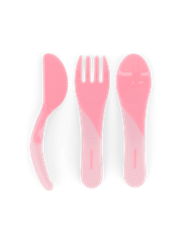 Детски прибори Twistshake 6+ м Pastel Pink - 1