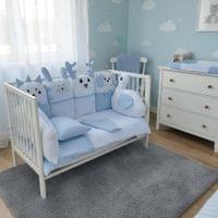 Babyhome комплект за бебешка кошара „Весели животни“ - 1
