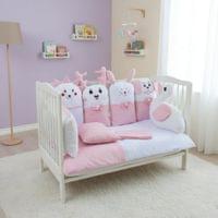 Babyhome комплект за бебешка кошара „Весели животни“ - 2