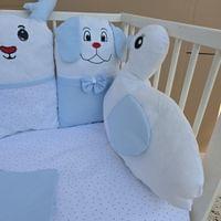 Babyhome комплект за бебешка кошара „Весели животни“ - 4