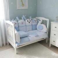 Babyhome комплект за бебешка кошара „Весели животни“ - 8