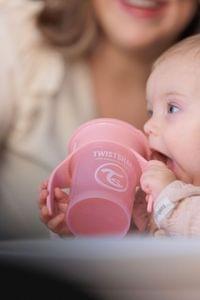 360° чаша Twistshake 6+ м Pastel Pink - 8