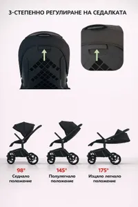 Бебешка количка Babyhome Kinkong 2 в 1 - 16