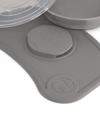 Мини подложка + чиния Twistshake Grey - 5 Мини подложка + чиния Twistshake Grey - 5