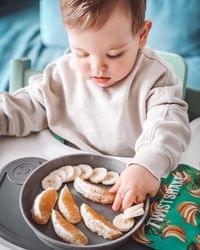 Мини подложка + чиния Twistshake Grey - 6 Мини подложка + чиния Twistshake Grey - 6