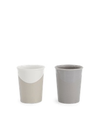 Комплект Twistshake чаши 2 броя, 170 мл, 6+ м Pastel Grey... - 1 Комплект Twistshake чаши 2 броя, 170 мл, 6+ м Pastel Grey... - 1