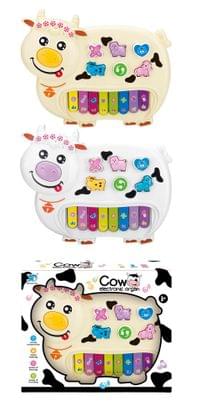 Музикална играчка крава 14 клавиша - 1