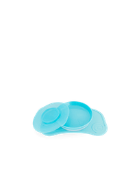 Мини подложка + чиния Twistshake Blue - 1