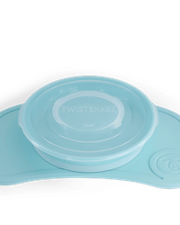 Мини подложка + чиния Twistshake Blue - 3 Мини подложка + чиния Twistshake Blue - 3