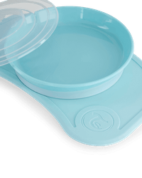 Мини подложка + чиния Twistshake Blue - 4 Мини подложка + чиния Twistshake Blue - 4