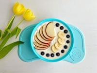 Мини подложка + чиния Twistshake Blue - 6 Мини подложка + чиния Twistshake Blue - 6