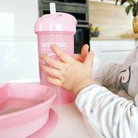 Сламка чаша Twistshake 360 мл 6+ м Pastel Pink - 5