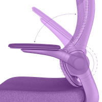 Ергономичен стол BAKU - лилав - 5