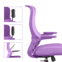 Ергономичен стол BAKU - лилав - 6