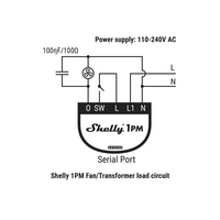 Демпфер за индуктивни товари Shelly RC Snubber - 2 Демпфер за индуктивни товари Shelly RC Snubber - 2