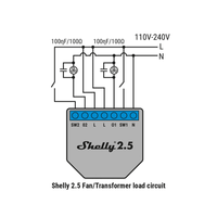 Демпфер за индуктивни товари Shelly RC Snubber - 2