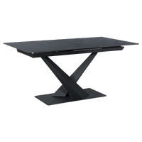 Разтегателна трапезна маса TINACO - черна - 1