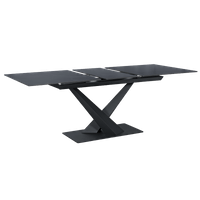 Разтегателна трапезна маса TINACO - черна - 2
