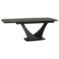 Разтегателна трапезна маса BOREK - черна - 2