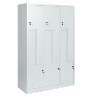 Метален шкаф Carmen CR-1294 J - сив - 1 Метален шкаф Carmen CR-1294 J - сив - 1
