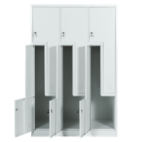 Метален шкаф Carmen CR-1294 J - сив - 3 Метален шкаф Carmen CR-1294 J - сив - 3