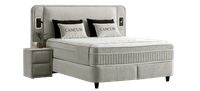 Тапицирана спалня с матрак CANCUN 180 x 200 - бежов 07 - 7 Тапицирана спалня с матрак CANCUN 180 x 200 - бежов 07 - 7