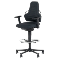 Индустриален ергономичен стол BIMOS NEXXIT 3 - 9031 - черен - 3