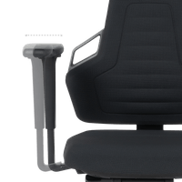 Индустриален ергономичен стол BIMOS NEXXIT 3 - 9031 - черен - 15