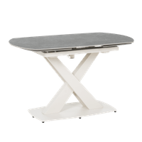 Разтегателна трапезна маса MATEO - сива - 1