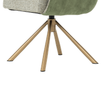 Трапезен стол KEILA 4 - зелен - 5