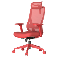 Ергономичен стол MASALI - червен - 2