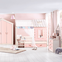 Чекмедже за детско легло къща PINK HOUSE - 90 х 200 - розово - 2