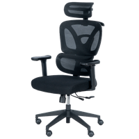 Ергономичен стол Carmen 7591 - черен - 2