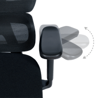 Ергономичен стол Carmen 7591 - черен - 8