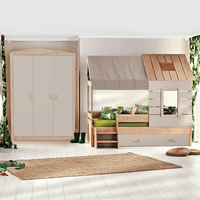 Трикрилен детски гардероб MY HOUSE - 2