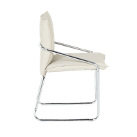 Посетителски стол Carmen 1144 - слонова кост - 3