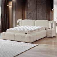 Тапицирана спалня с матрак BUMBY LUX 160 x 200 - перла SY - 3