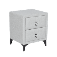 Нощно шкафче за спалня KOLAJEN LINEN - сив 02 - 1