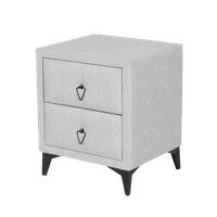 Нощно шкафче за спалня KOLAJEN LINEN - сив 02 - 2 Нощно шкафче за спалня KOLAJEN LINEN - сив 02 - 2