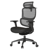 Ергономичен стол LERIK - черен - 2