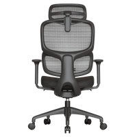 Ергономичен стол LERIK - черен - 4