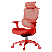 Ергономичен стол JULFA - червен - 2