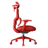 Ергономичен стол JULFA - червен - 3