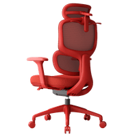 Ергономичен стол JULFA - червен - 4