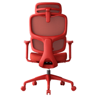 Ергономичен стол JULFA - червен - 5