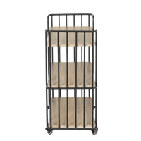 Помощна количка VARBERG - дъб сонома - 5