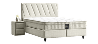 Тапицирана спалня с матрак SIESTA 180 x 200 - крем 01 - 5 Тапицирана спалня с матрак SIESTA 180 x 200 - крем 01 - 5